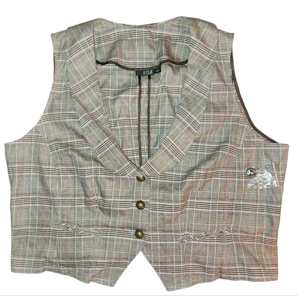 A.N.A 3 Button Vest Size 1x